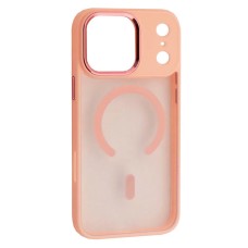 Чохол Apple iPhone 17 Pro, Cristal Guard, MagSafe, Рожевий