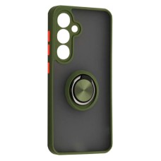 Чохол Samsung Galaxy S25 Ultra, Goospery Ring Case, Khaki, Зелений