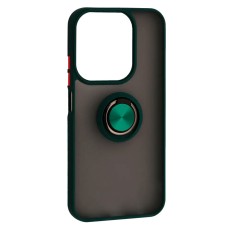 Чехол Xiaomi Poco C85, Redmi 15C, Goospery Ring Case, Khaki, Зеленый