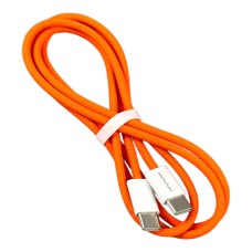 USB кабель WUW X200, Type-C, 1.0 м., Оранжевый