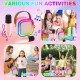 Колонка Bluetooth K12-2, Розовый