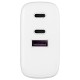 Мережевий зарядний пристрій 2E 2E-WC3USB65W-W, Білий