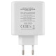 Мережевий зарядний пристрій 2E 2E-WC3USB65W-W, Білий