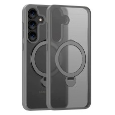 Чохол Samsung Galaxy S26, Galaxy S26 Pro, Epik Metal Buttons HQ Ring, MagSafe, Сірий