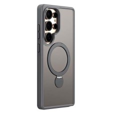 Чохол Samsung Galaxy S26 Ultra, Epik Metal Buttons HQ Ring, MagSafe, Сірий