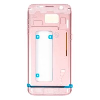 Рамка дисплея Samsung G935 Galaxy S7 Edge Duos, Рожевий
