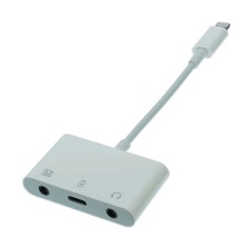 Переходник Apple iPhone SE 2022, iPhone 14 Pro Max, iPhone 14 Plus, iPhone 14 Pro, iPhone 14, iPhone 13 Pro, iPhone 13 Mini, iPhone 13, iPhone 13 Pro Max, iPhone 12 Mini, iPhone 12 Pro Max, iPhone 12 Pro, iPhone 12, Lightning, 3.5 мм., Белый