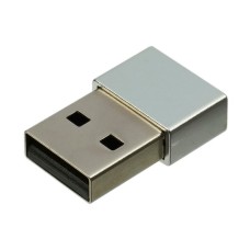 Переходник T1, Type-C, USB, Серебряный