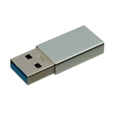Переходник T2, Type-C, USB, Серебряный