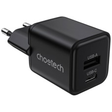 Мережевий зарядний пристрій Choetech PD5012-EU-BK, Чорний