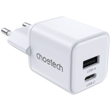 Мережевий зарядний пристрій Choetech PD5012-EU-WH, Білий