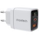 Мережевий зарядний пристрій Choetech PD6052-EU-WH, Білий