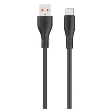 USB кабель Walker C585, Type-C, 1.0 м., Чорний