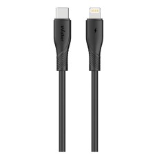 USB кабель Walker C585 Apple iPhone SE 2022, iPhone 14 Pro Max, iPhone 14 Plus, iPhone 14 Pro, iPhone 14, iPhone 13 Pro, iPhone 13 Mini, iPhone 13, iPhone 13 Pro Max, iPhone 12 Mini, iPhone 12 Pro Max, iPhone 12 Pro, Lightning, 1.0 м., Чорний