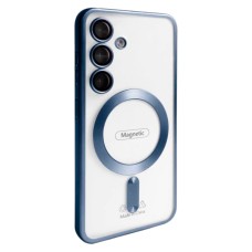 Чохол Samsung Galaxy S26, Galaxy S26 Pro, Metallic Full Camera, Mountain Blue Matte, MagSafe, Синій