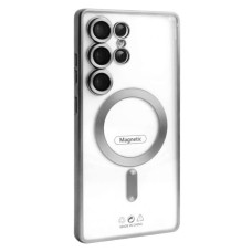 Чохол Samsung Galaxy S26 Ultra, Metallic Full Camera, Silver Matte, MagSafe, Срібний