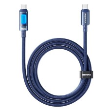 USB кабель Remax CB11 Hungy, Type-C, 1.2 м., Синій