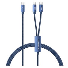 USB кабель Remax CB33 Aucora, Type-C, 1.2 м., Синій