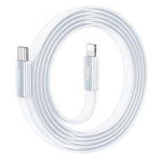 USB кабель Remax CB35 Ultimate Apple iPhone SE 2022, iPhone 14 Pro Max, iPhone 14 Plus, iPhone 14 Pro, iPhone 14, iPhone 13 Pro, iPhone 13 Mini, iPhone 13, iPhone 13 Pro Max, iPhone 12 Mini, iPhone 12 Pro Max, Lightning, 1.2 м., Білий