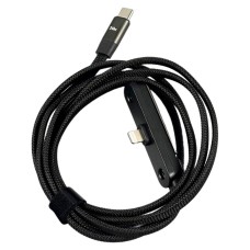USB кабель Apple iPhone SE 2022, iPhone 14 Pro Max, iPhone 14 Plus, iPhone 14 Pro, iPhone 14, iPhone 13 Pro, iPhone 13 Mini, iPhone 13, iPhone 13 Pro Max, iPhone 12 Mini, iPhone 12 Pro Max, iPhone 12 Pro, iPhone 12, Lightning, 1.2 м., Чорний