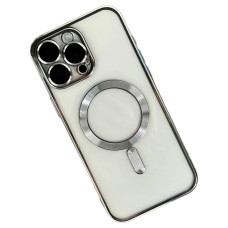 Чохол Apple iPhone 17 Pro Max, Metallic Full Camera, MagSafe, Срібний