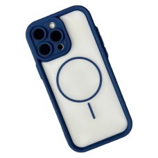 Чехол Apple iPhone 13 Pro, Clear Shock Thin, MagSafe, Синий