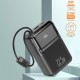Павербанк (Power Bank) WUW Y160, 30000 mAh, Черный