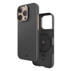 Чехол Apple iPhone 16 Pro, Wiwu Aramid Air, MagSafe, Черный