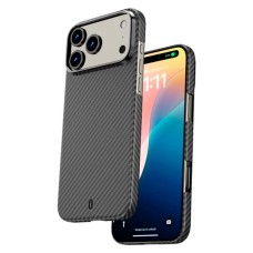 Чехол Apple iPhone 17 Pro, Wiwu Aramid Air, MagSafe, Черный