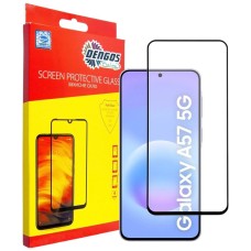 Захисне скло Samsung A376 Galaxy А37, A576 Galaxy А57, Dengos, Чорний