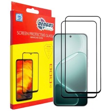 Захисне скло OPPO A6 Pro 4G, A6 Pro 5G, Dengos, Чорний