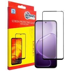 Захисне скло OPPO A6, A6k, A6x, Dengos, Чорний