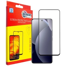 Захисне скло Xiaomi Redmi Note 15 Pro, Dengos, Чорний