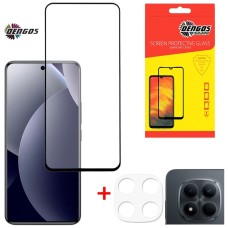 Захисне скло Xiaomi Redmi Note 15 Pro 5G, Dengos, Чорний