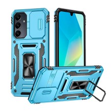 Чохол Samsung Galaxy A36 5G, Galaxy A37 5G, Epik Camshield Army Ring, Light Blue, Блакитний