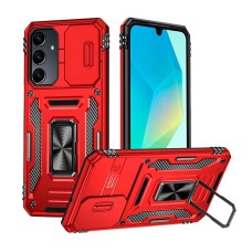 Чохол Samsung Galaxy A36 5G, Galaxy A37 5G, Epik Camshield Army Ring, Червоний