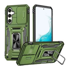 Чохол Samsung Galaxy S26, Galaxy S26 Pro, Epik Camshield Army Ring, Army Green, Оливковий