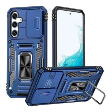 Чохол Samsung Galaxy S26, Galaxy S26 Pro, Epik Camshield Army Ring, Navy, Синій