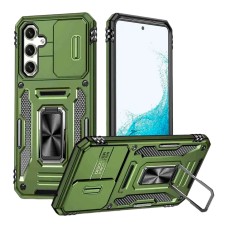 Чохол Samsung Galaxy S26 Edge, Galaxy S26 Plus, Epik Camshield Army Ring, Army Green, Оливковий