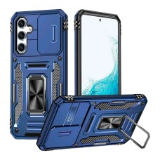 Чохол Samsung Galaxy S26 Edge, Galaxy S26 Plus, Epik Camshield Army Ring, Navy, Синій