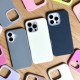 Чохол Apple iPhone 15, Matte Neon Box, Персиковий