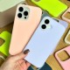 Чохол Apple iPhone 15, Matte Neon Box, Персиковий