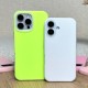 Чохол Apple iPhone 15, Matte Neon Box, Персиковий