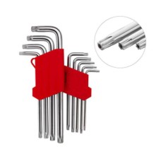 Набор Г-образных ключей TORX T10-50, HT-0606