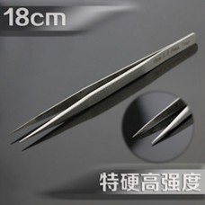 Пинцет острый с насечкой Power Tools S.S 180mm