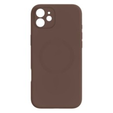 Чохол Apple iPhone 12, Air Beats Wide Strip Full Camera, MagSafe, Коричневий