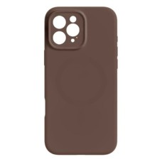 Чехол Apple iPhone 12 Pro Max, Air Beats Wide Strip Full Camera, MagSafe, Коричневый