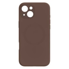 Чохол Apple iPhone 14, Air Beats Wide Strip Full Camera, MagSafe, Коричневий