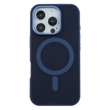Чехол Apple iPhone 15 Pro, Space Color Matte, MagSafe, Dark Blue, Синий