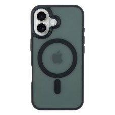 Чехол Apple iPhone 17 Air, Space Color Matte, MagSafe, Черный